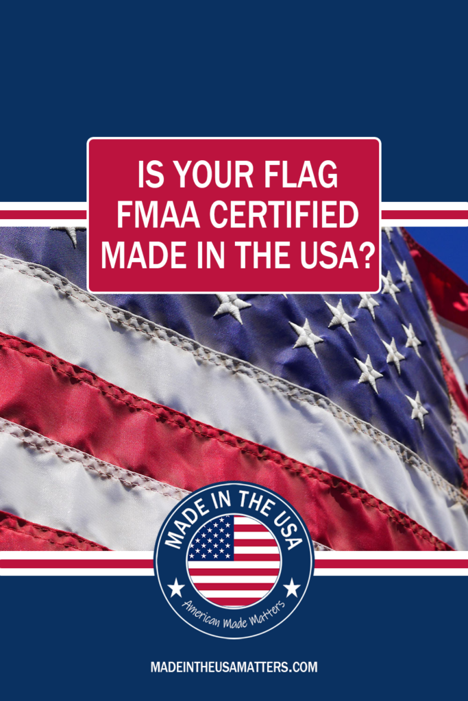 Pin it! FMAA Certified Flags