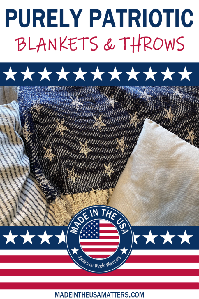 Pin it! American Made Patriotic Blankets & Throws