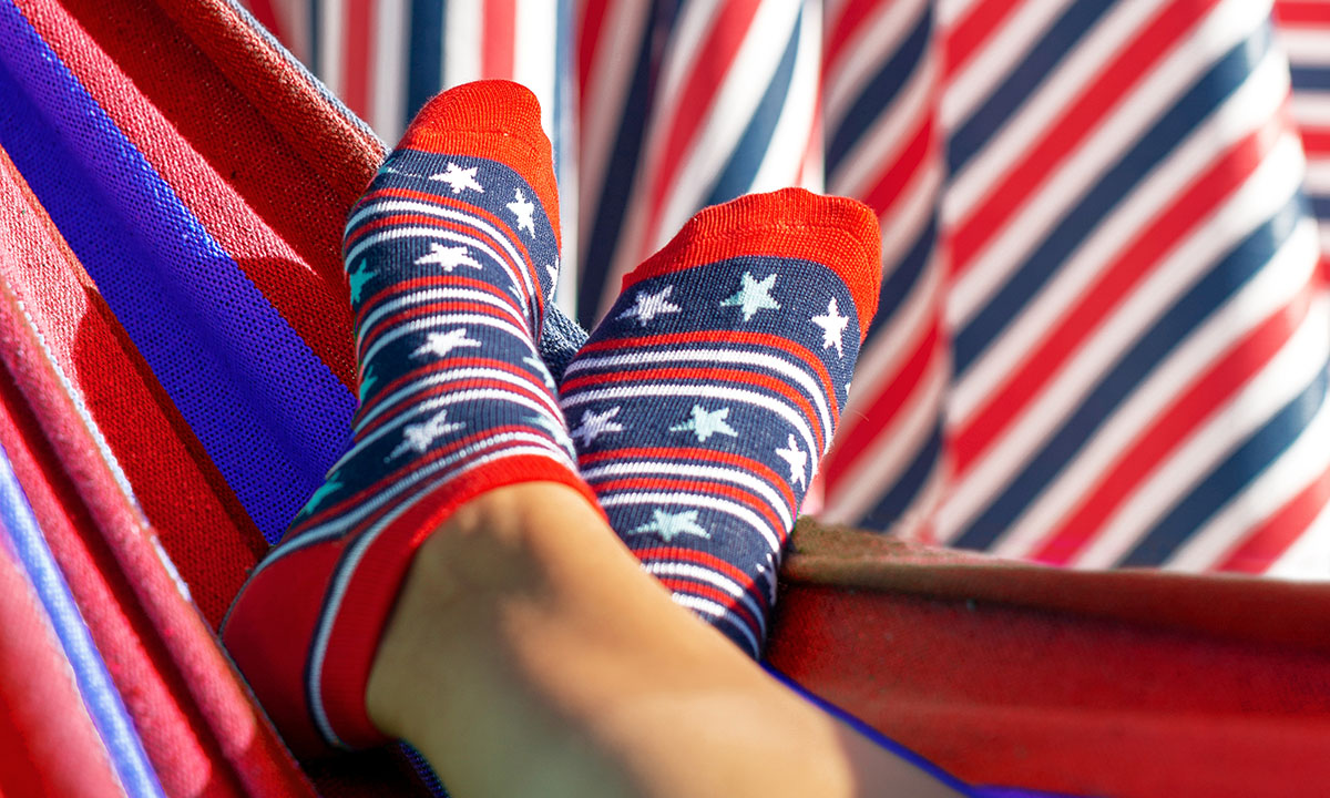 Patriotic Socks Made in the USA