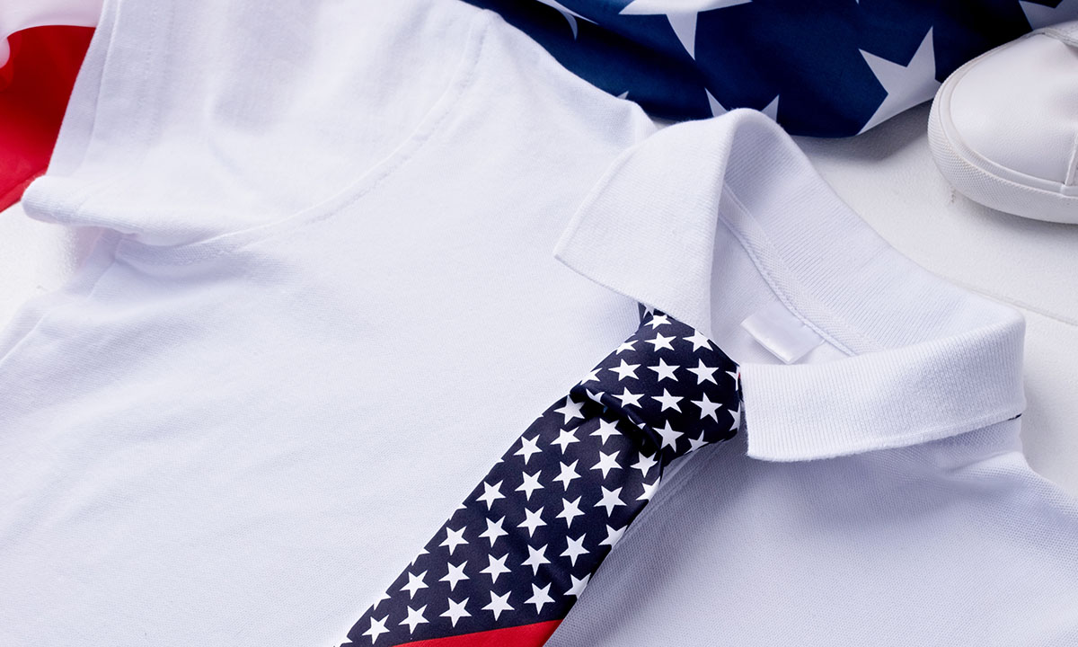 Men's Patriotic Polos Made in the USA