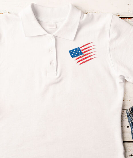 Women's Patriotic Polos Made in the USA