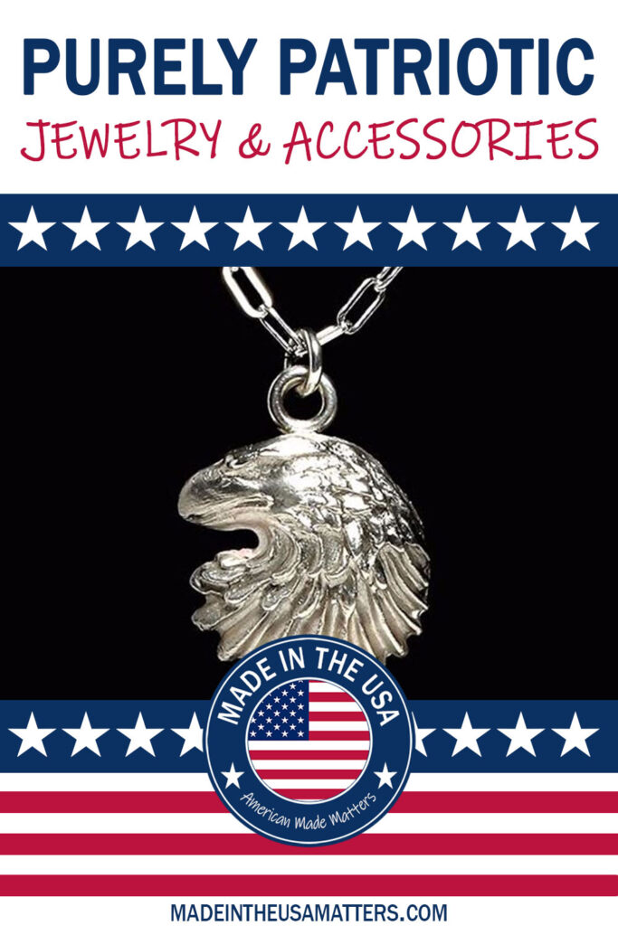 Pin it! Patriotic Jewelry Made in the USA