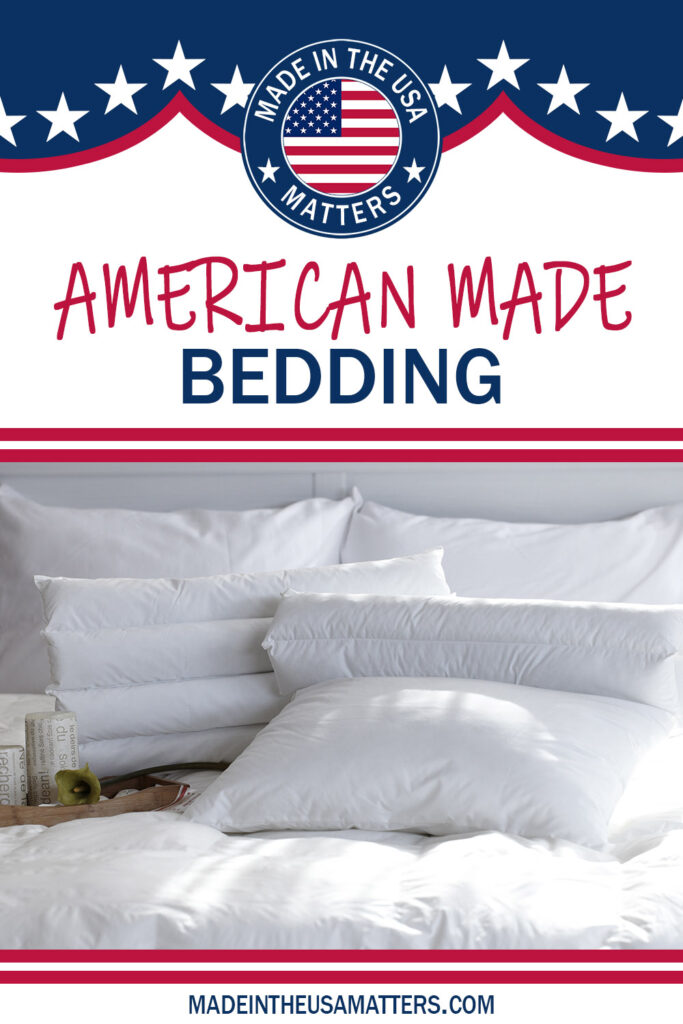 Pin it! Bedding Made in the USA