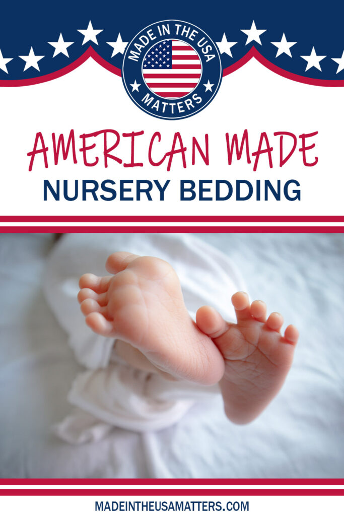 Pin it! Baby Bedding Made in the USA