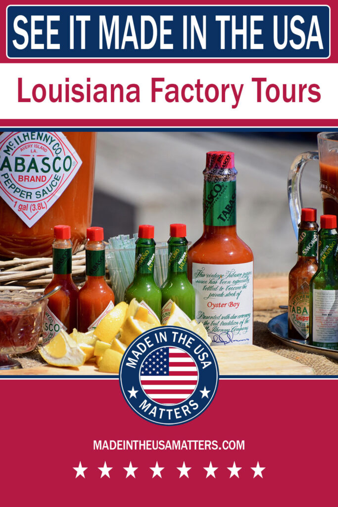 Pin it! Louisiana Factory Tours