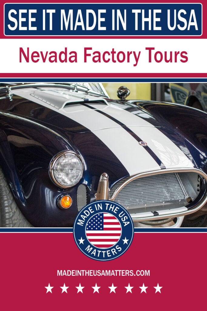 Pin it! Nevada Factory Tours