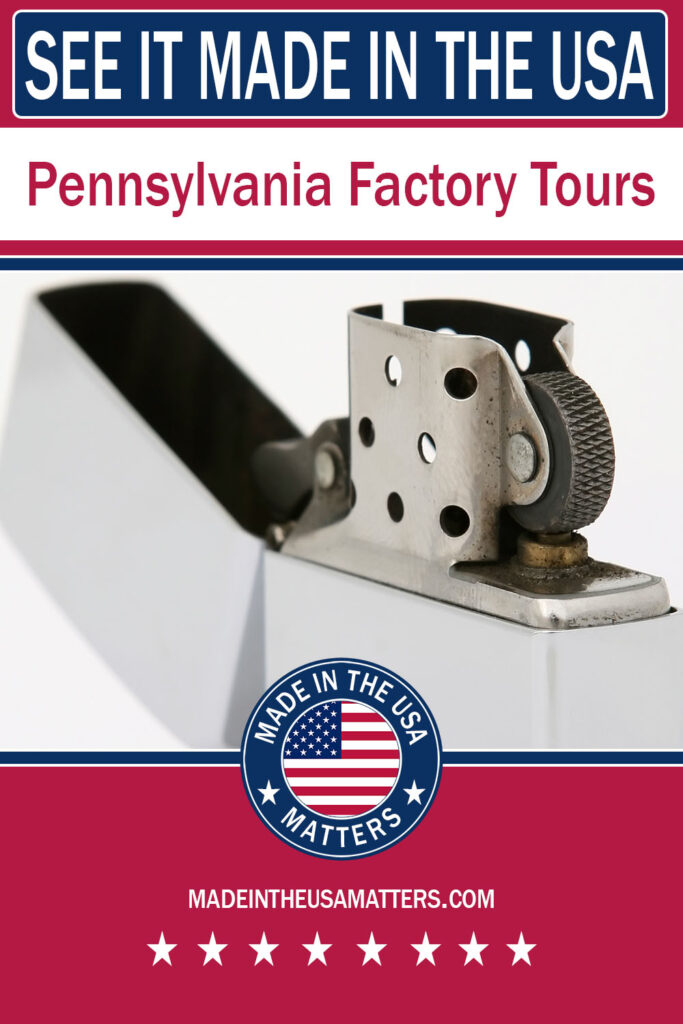 Pin it! Pennsylvania Factory Tours