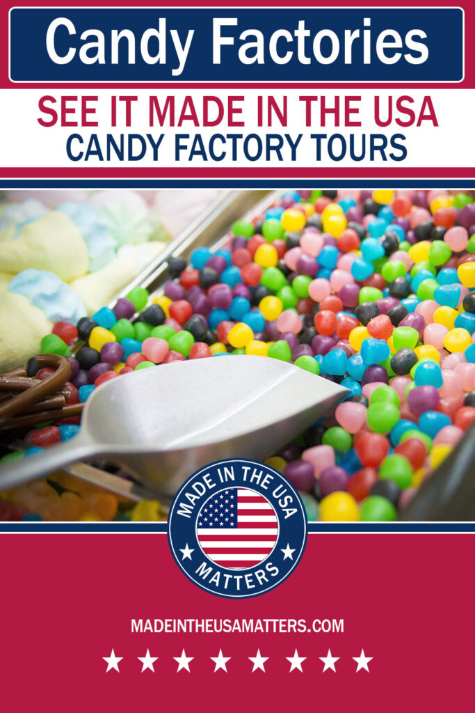 Pin it! USA Candy Factory Tours