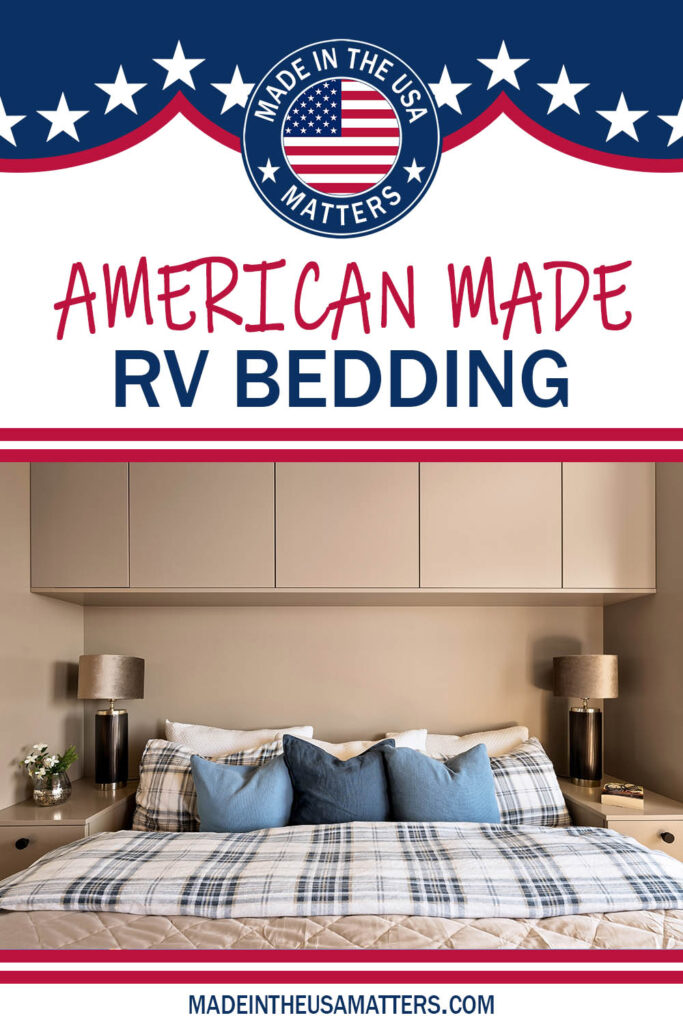 Pin it! RV Bedding Made in the USA