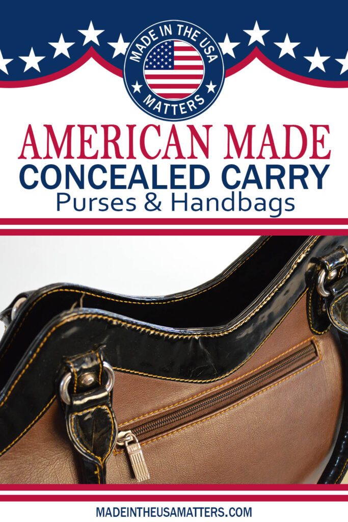 Pin it! Concealed Carry Purses & Handbags Made in the USA