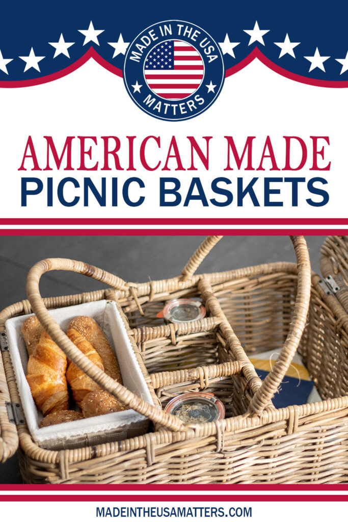 Pin it! Picnic Baskets Made in the USA