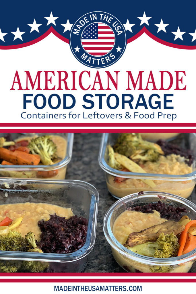 Pin it! Food Storage Made in the USA