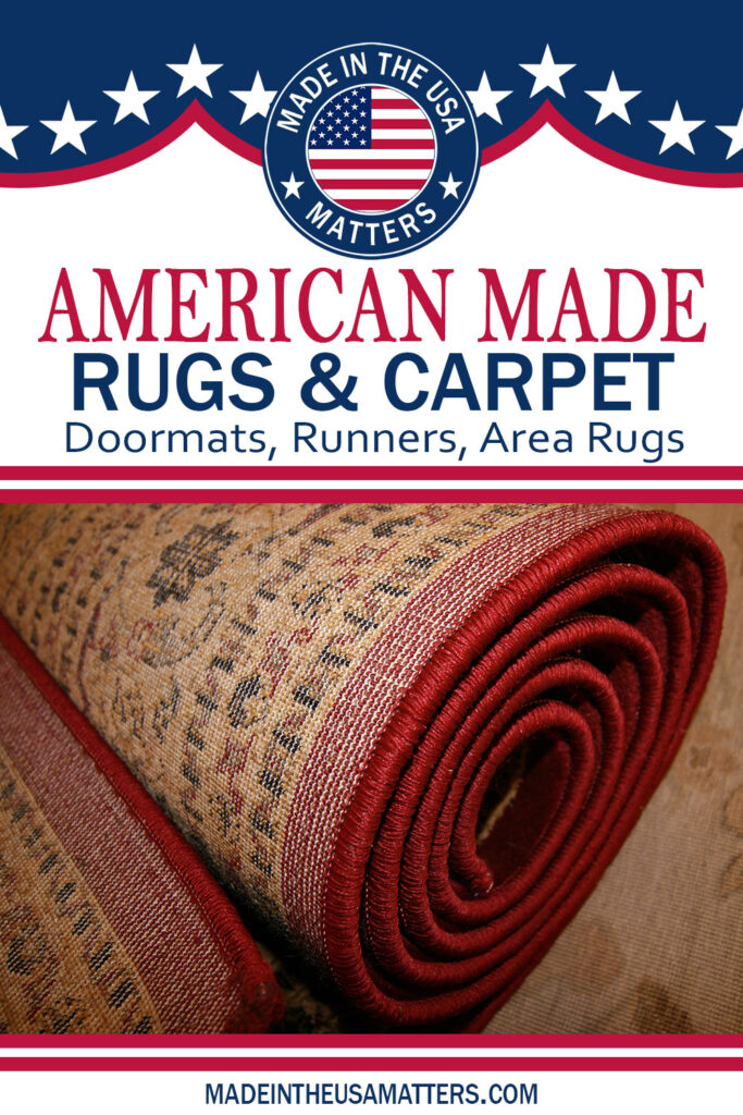 Pin it! Rugs & Carpet Made in the USA