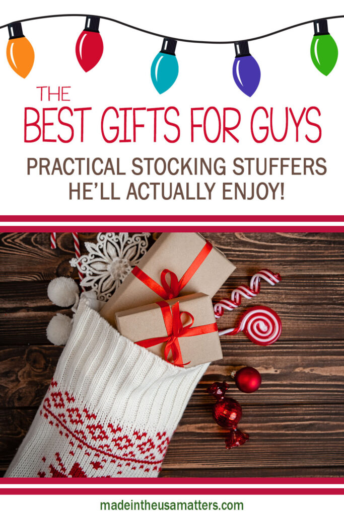 Pin it! Men's Stocking Stuffers Made in the USA