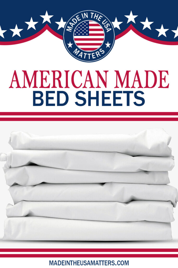 Pin it! Bed Sheets Made in the USA