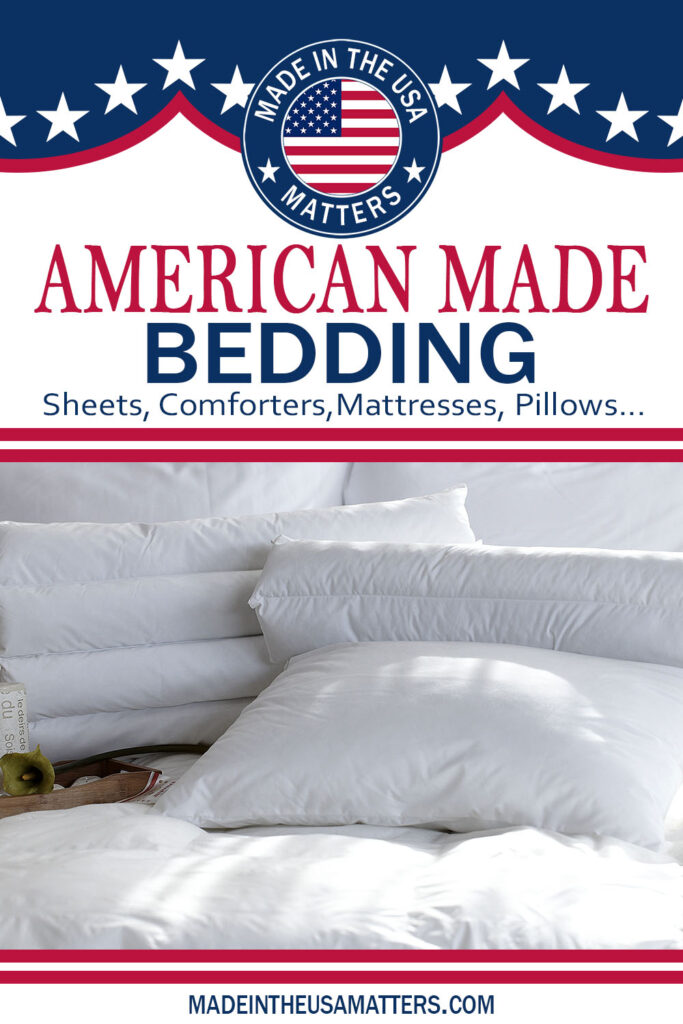 Pin it! Bedding Made in the USA