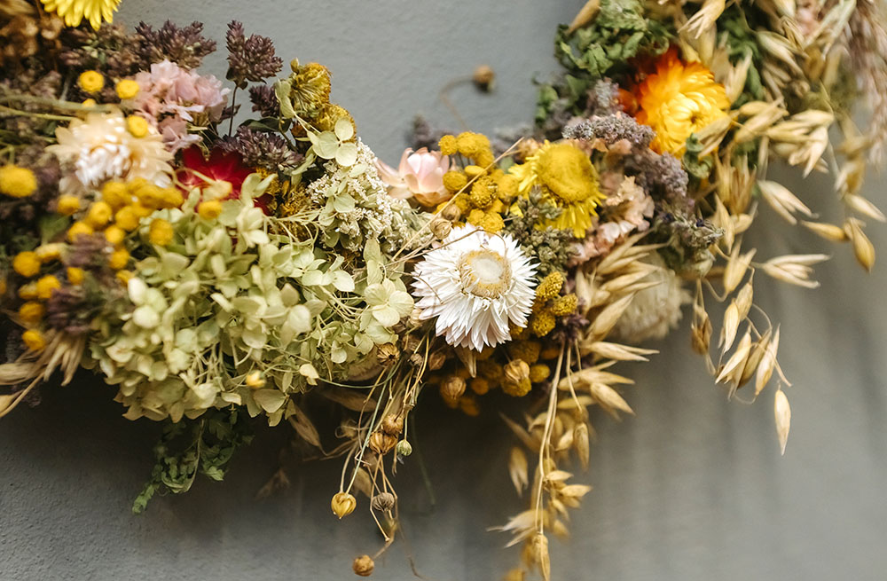 Dried Floral Wreath