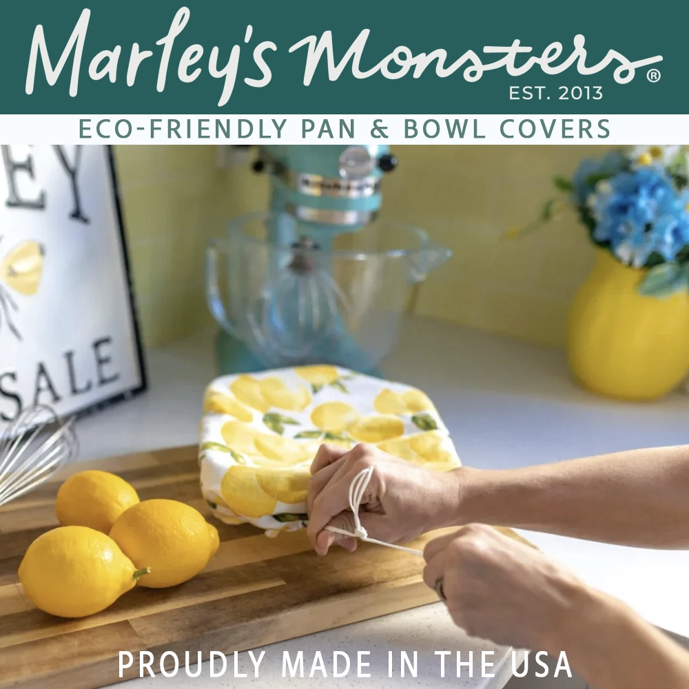 Marley's Mosters Eco-Friendly Bowl and Pan Covers