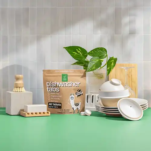 Green Llama Dishwasher Tabs Made in USA