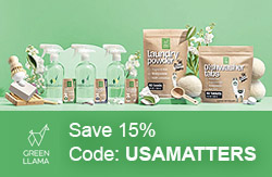 Green Llama Eco-Friendly Safe Cleaning Products- Save 15% with code: USAMATTERS