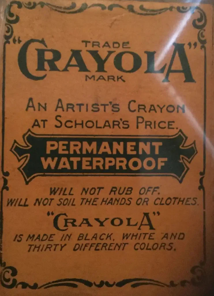 1900s Crayola Crayon Box
