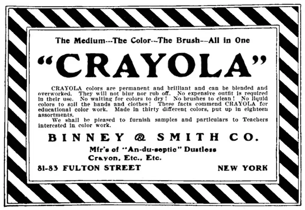 1905 Crayola Crayon Ad