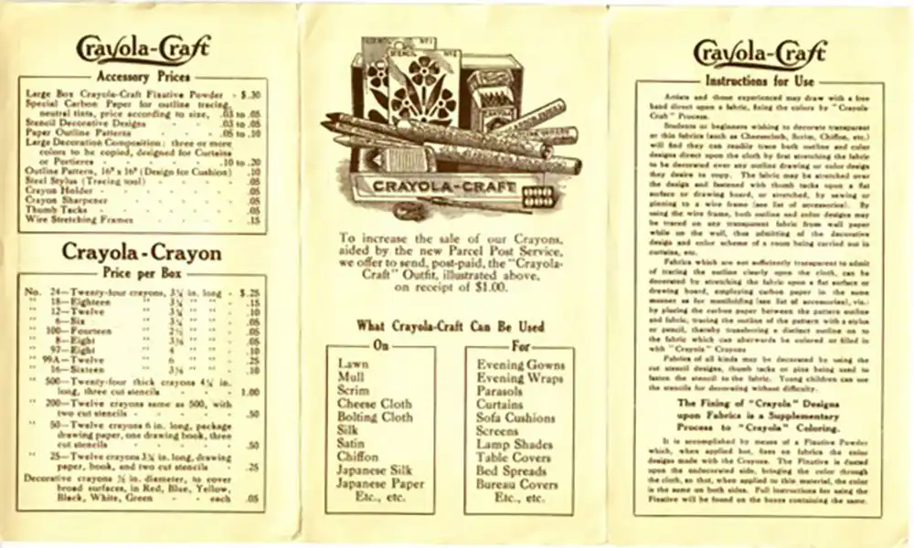 1913 Crayola Prices