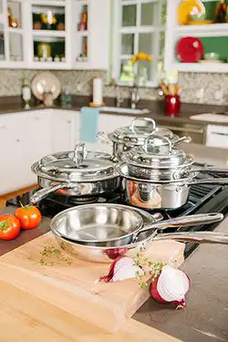 Stainless Steel Clad Aluminum Pots & Pans Made in USA