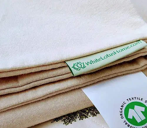 White Lotus Home Organic Pillow Protectors