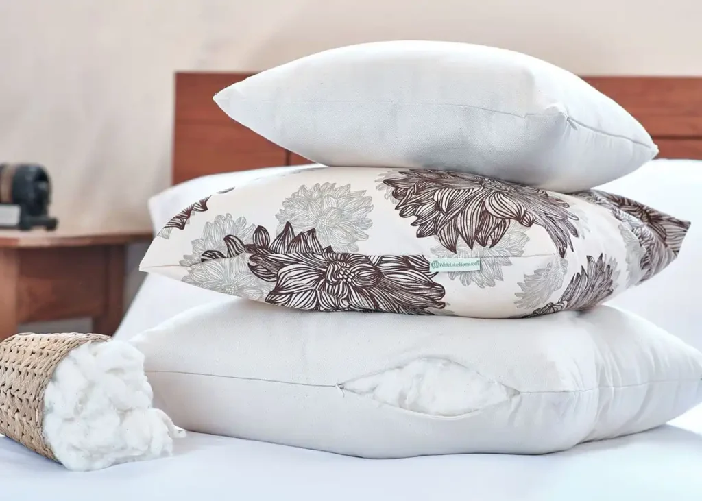 White Lotus Home Organic Pillows Made in USA