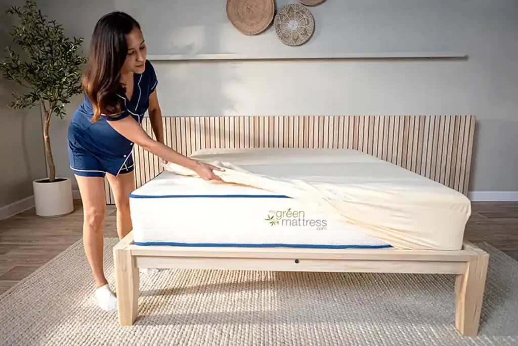 My Green Mattress Organic Cotton Mattress Protector Made in USA