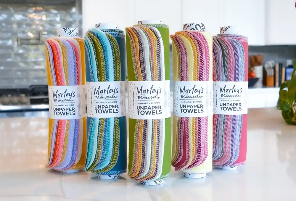 Marley's Monters Reusable Paper Towels Made in USA