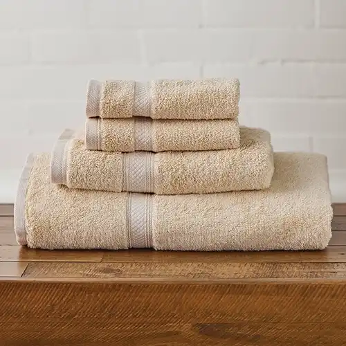 American Blanket Company Natural Cotton Bath Towels Made in USA