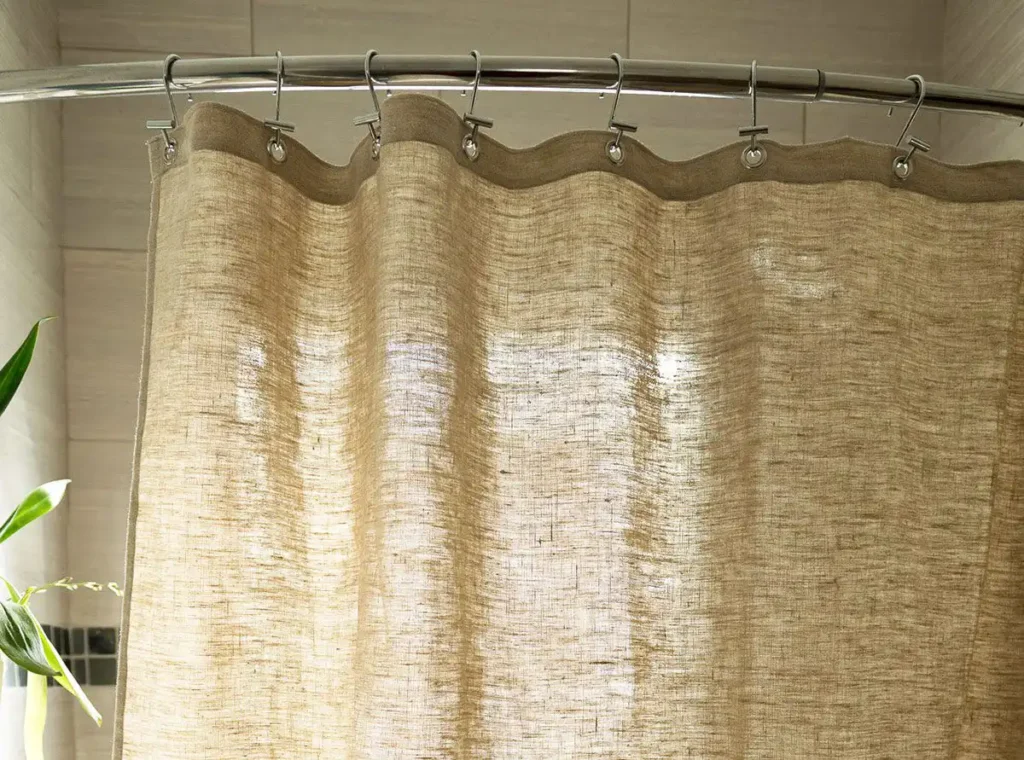 Bean Products Hemp Shower Curtain Made in USA