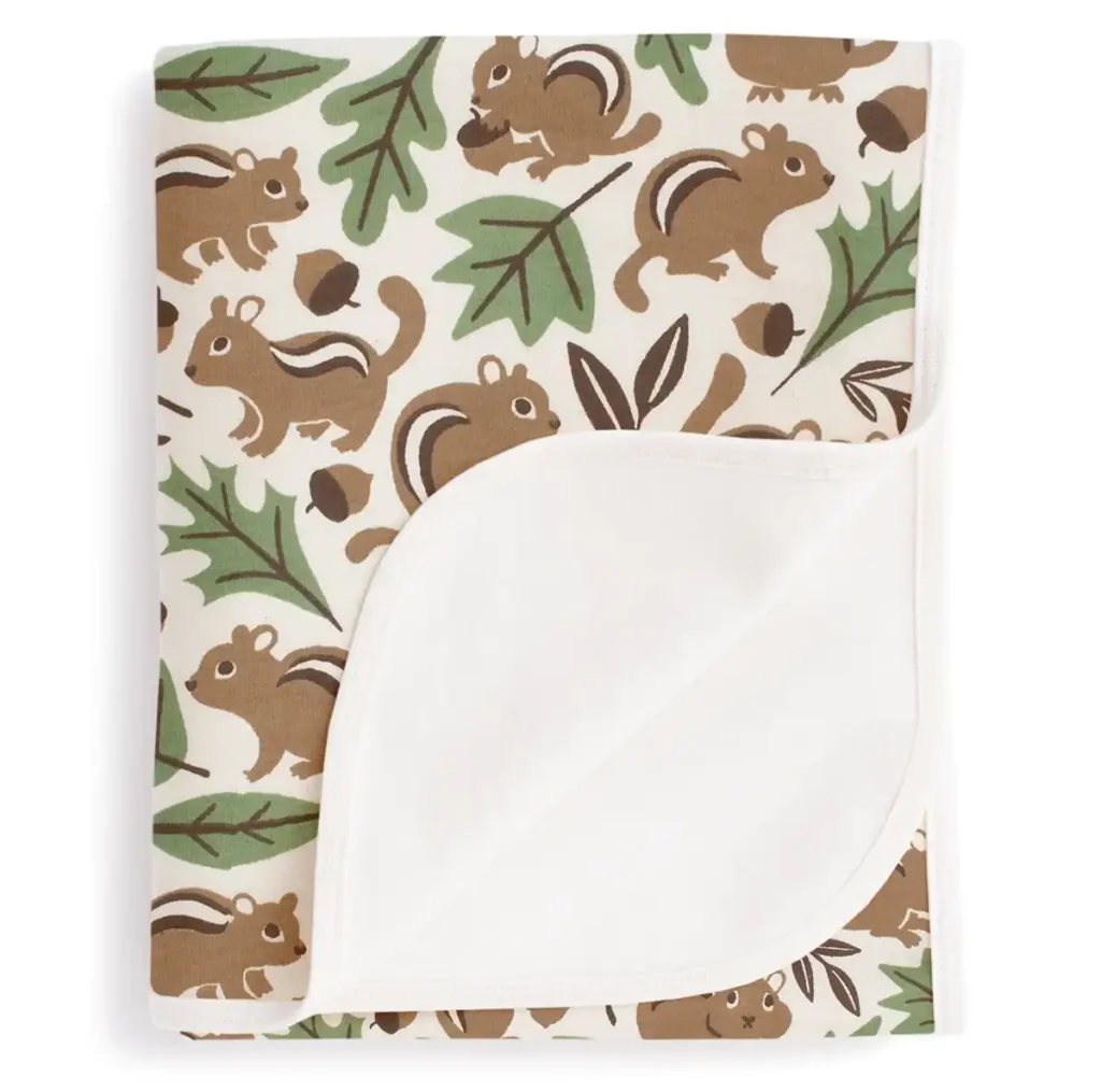 Winter Water Factory 100% Organic Cotton French Terry Baby Blankets Made in USA