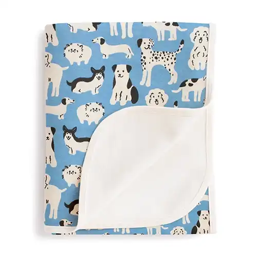 Winter Water Factory Dogs Baby Blankets Made in USA